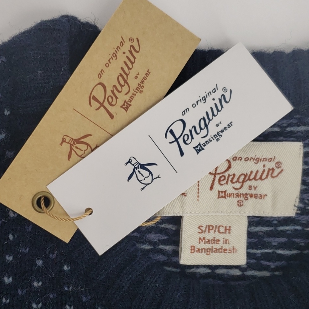 NWT, The Original Penguin Wool Blend Sweater - Picture 6 of 8